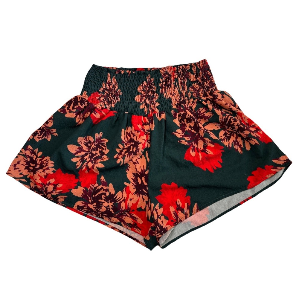 Latiste By Amy Floral Shorts Womens Small Boho Elastic Waist Lounge Flowy